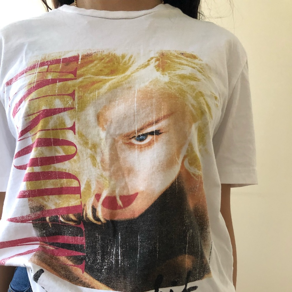 Madonna world tour t shirt